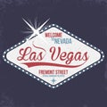 Las Vegas. Welcome to Nevada, stamp with grunge. Vintage typography, t-shirt graphics