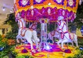 Las Vegas Wynn hotel flowers installation