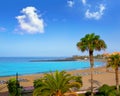 Las vistas beach Arona in costa Adeje Tenerife Royalty Free Stock Photo