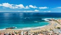 Las Vistas beach - Tenerife Royalty Free Stock Photo