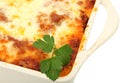 Lasagna Cassarole Whole Royalty Free Stock Photo