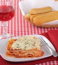 Lasagna Meal Royalty Free Stock Photo