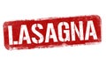 Lasagna sign or stamp