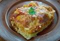 Lasagne gratinate alla emiliana Royalty Free Stock Photo