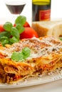 Lasagne with ragu Royalty Free Stock Photo