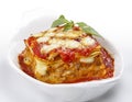 Lasagne. Traditional Italian dish