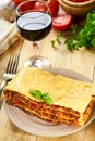 Lasanga Royalty Free Stock Photo