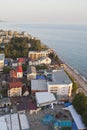 Lasarevskoye resort settlement at sunset Sochi, Russia