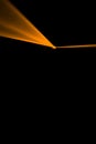 Laser beam orange Royalty Free Stock Photo