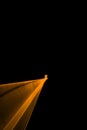 Laser beam orange Royalty Free Stock Photo