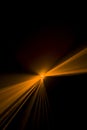 Laser beam orange Royalty Free Stock Photo