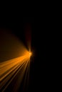 Laser beam orange Royalty Free Stock Photo