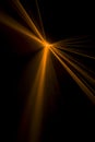 Laser beam orange Royalty Free Stock Photo