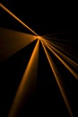 Laser beam orange Royalty Free Stock Photo