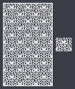 Laser cut panel and the seamless pattern for decorative panel