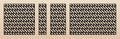 Laser cut panels set. Vector template with abstract geometric pattern, paving stones texture, brick wall, diagonal grid. Stencil Royalty Free Stock Photo