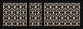 Laser cut patterns with grid, lines, triangles, diamonds. Vector CNC template Royalty Free Stock Photo