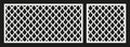 Laser cutting template for decorative panel. Snake skin pattern. Vector illustration,