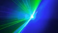 Laser disco light of blinding show Royalty Free Stock Photo