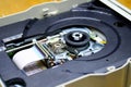 Laser in DVD-ROM disk drive open unit Royalty Free Stock Photo