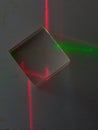 Laser experiment Royalty Free Stock Photo