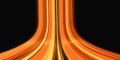 Laser light movement straight line emitting 3d rendering