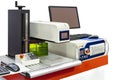 Laser marking or engraving machine for write letter or various graphic image symbol etc. of business or industrial with computer