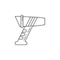 laser measuring instrument icon. Element of measuring instruments for mobile concept and web apps. Thin line icon for website des