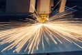 Laser or plasma cutting technology of flat sheet metal.