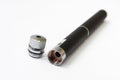 Laser pointer for presentation on a white background Royalty Free Stock Photo