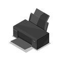 Laser printer isometric 3D icon