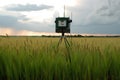 Laser Scarecrow Technology for Prevention of Bird Damage. Laser Scarecrows in Sweet Corn Session Laser tech keeps wild birds clear