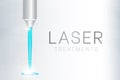 Laser Treatments Illustration Background