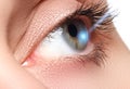 Laser vision correction. Woman's eye. Human eye. Woman eye with