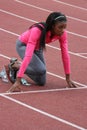 Lashinda Demus race preparation