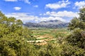 Lasithi Plateau on Crete island in Greece Royalty Free Stock Photo