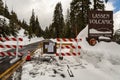 Lassen NP COVID-19 Shutdown Royalty Free Stock Photo