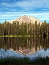 Lassen peak from Summit lake