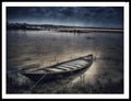 the last bote in cloudy day Royalty Free Stock Photo