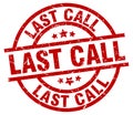 last call stamp Royalty Free Stock Photo