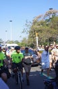 Last carriers of Olympic Rio2016 torch relay