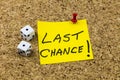 Last chance apply now sale promotion offer Royalty Free Stock Photo