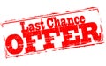 Last chance offer Royalty Free Stock Photo