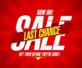 Last chance sale Royalty Free Stock Photo