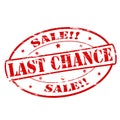 Last chance sale Royalty Free Stock Photo