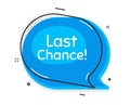 Last chance Sale. Special offer price sign. Vector Royalty Free Stock Photo