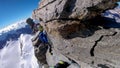 The last climb to gran paradiso