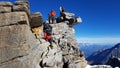 The last climb to gran paradiso