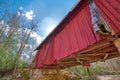 The last covered bridge in South Carolina. Royalty Free Stock Photo