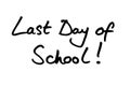 Last Day of School Royalty Free Stock Photo